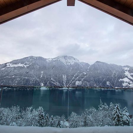 Exklusives Chalet Mit Traumhafter See- Und Bergsicht Seelisberg Luaran gambar